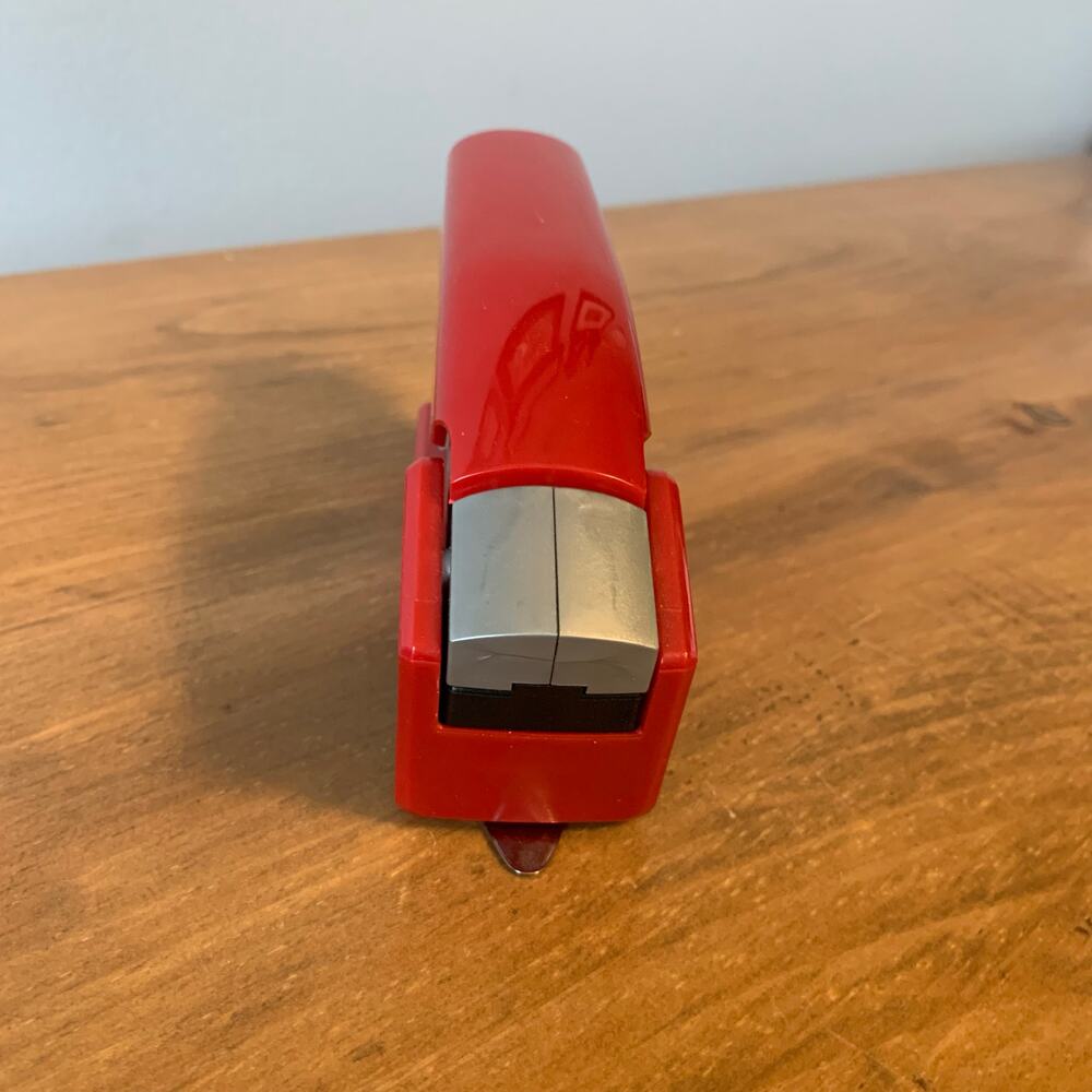 PaperPro Compact Stapler Spring Powered Red Plastic Model 3000 Desktop Injoy - Picture 5 of 10